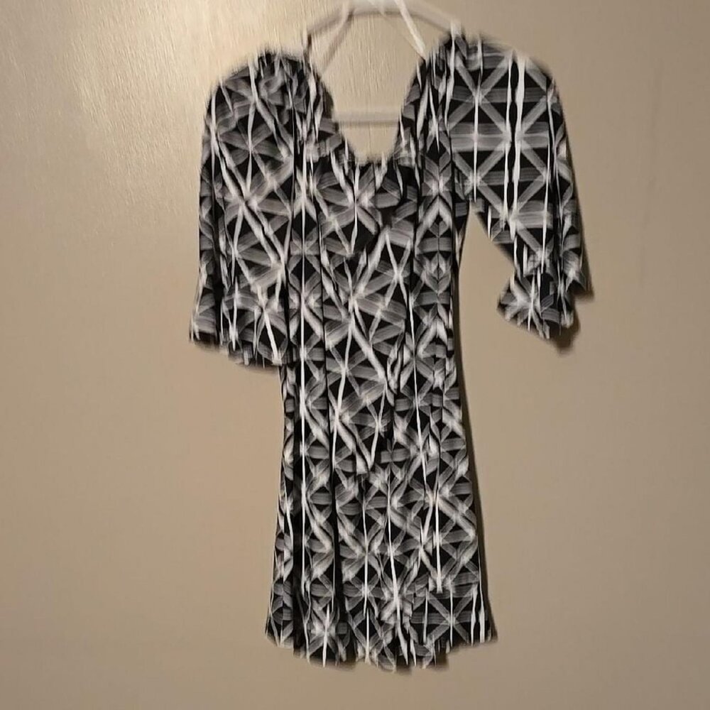 Mini Geometric Print Dress